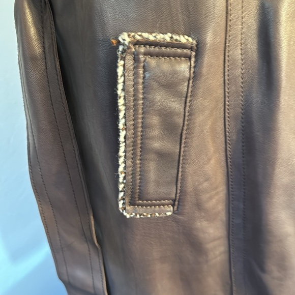 Vera Pelle Italian Leather Coat: Altariva - Picture 5 of 16